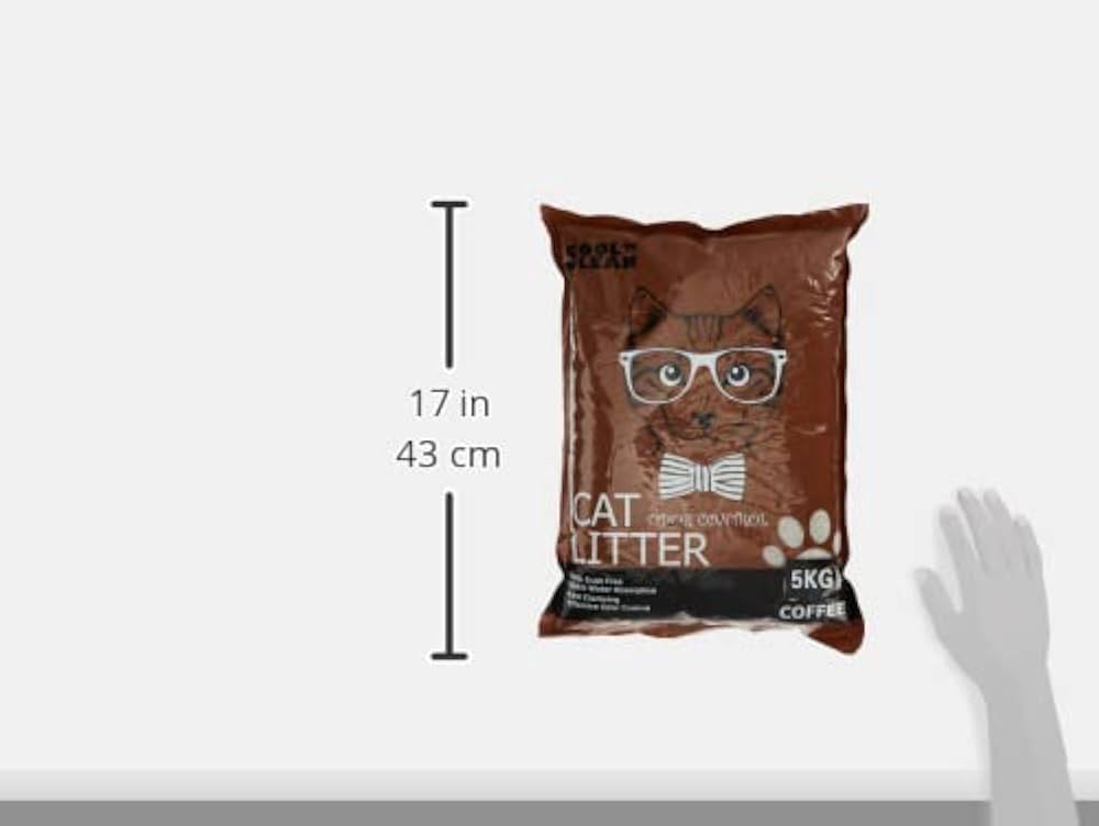 Cool Clean Clumping Cat Litter – Coffee Scent 5kg Odor Control