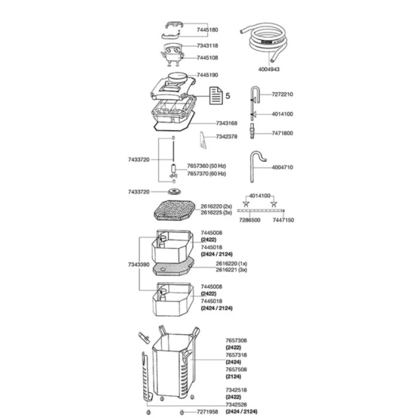 Eheim Experience 250 External Aquarium Filter – Reliable Flow