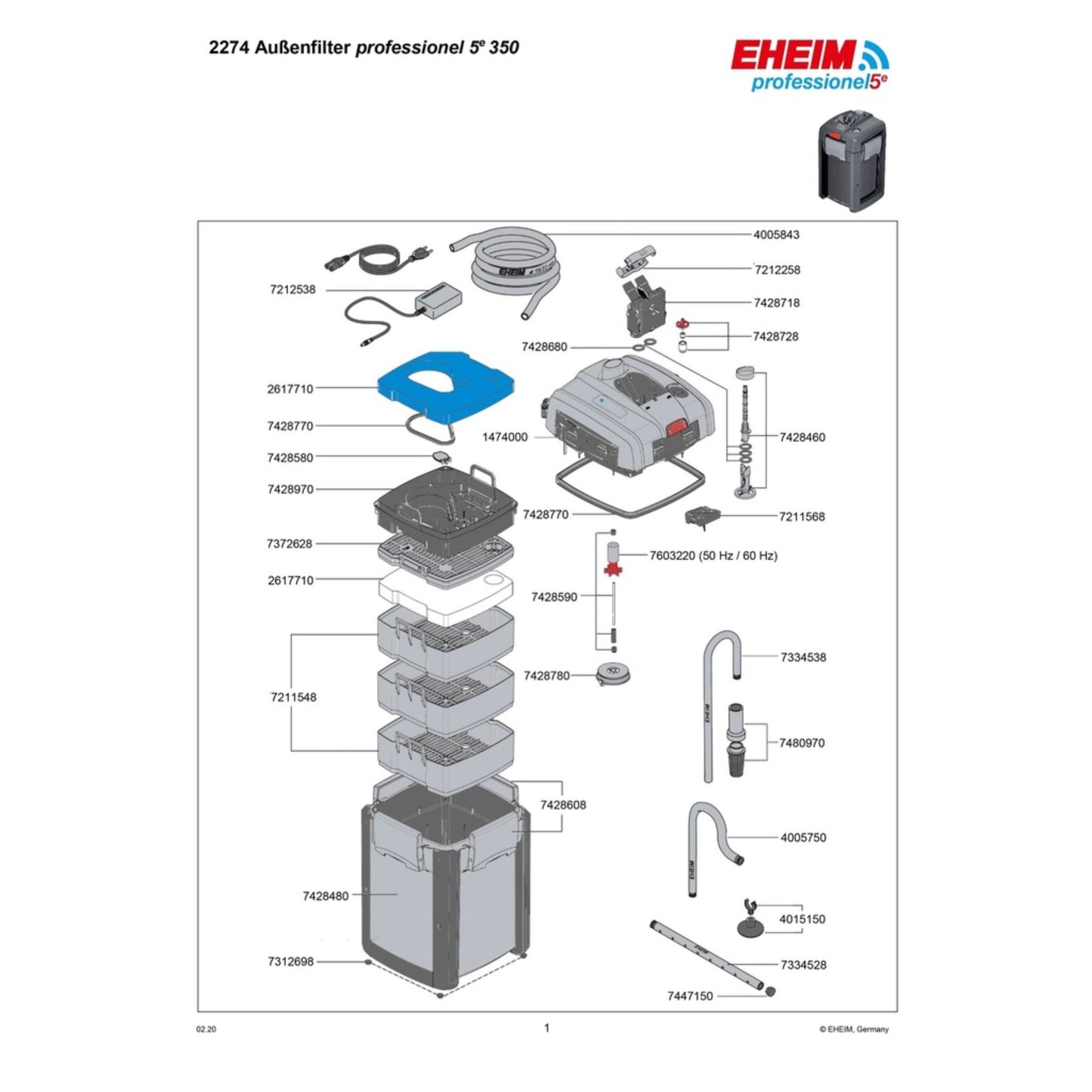 Eheim Professionel 5e 350 External Filter