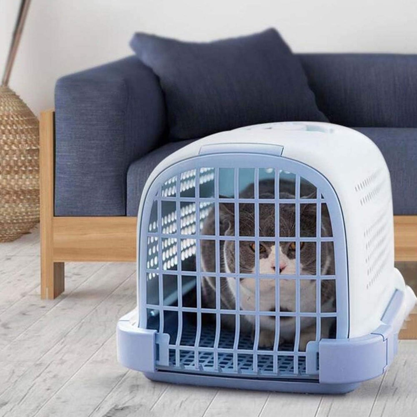 Pado Capsule Pet Carrier Blue - 49x28x33cm