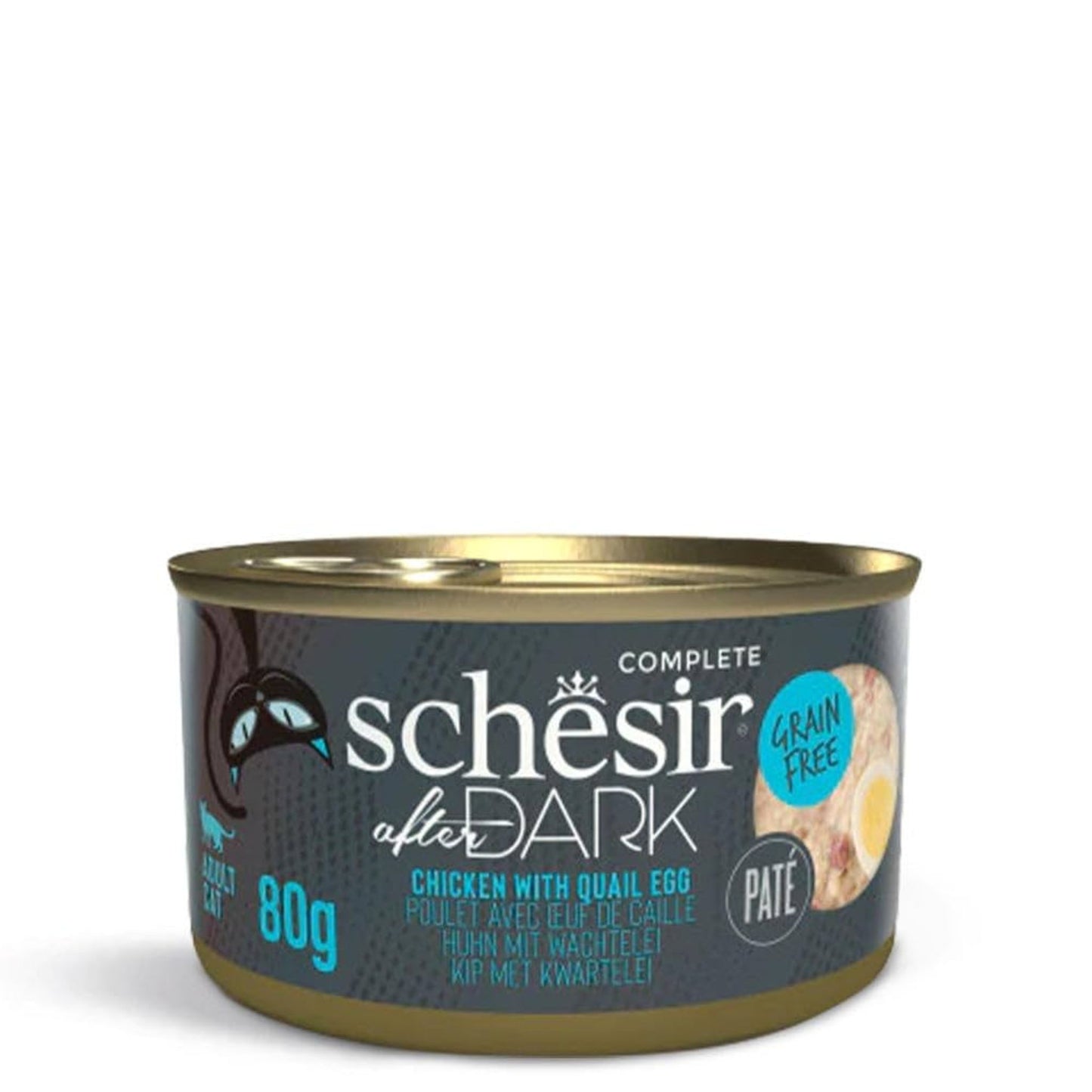Schesir After Dark Cat Pate Variety Pack Wet Food - 12X80G