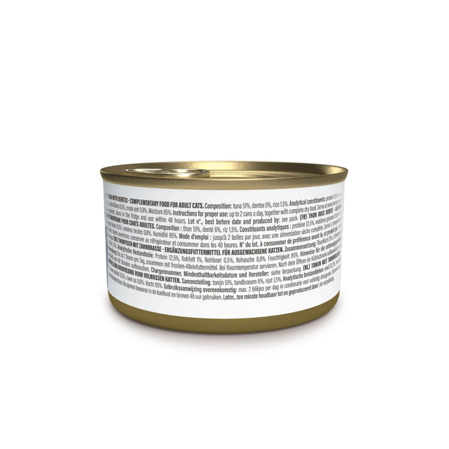 Schesir Complements Cat Wet Food In Jelly Can- Tuna With Dentex - 70g