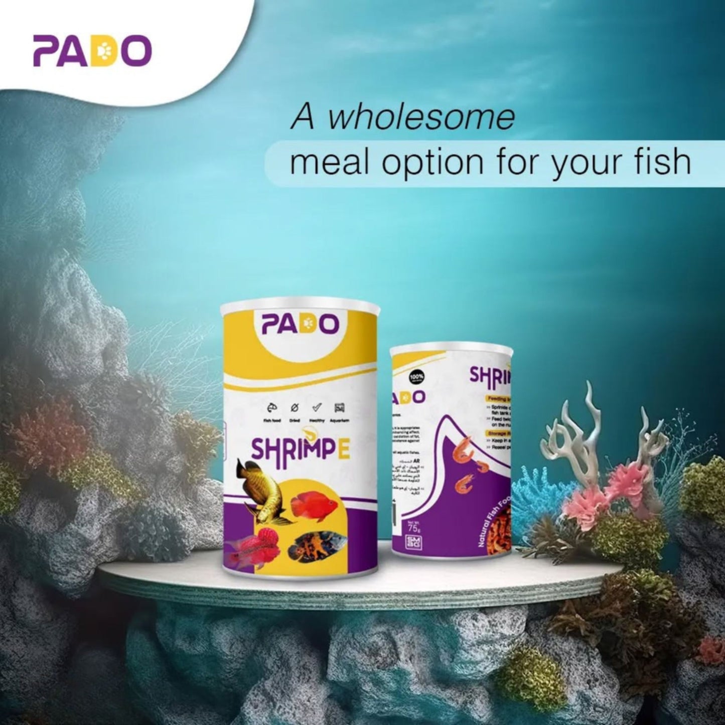 Pado Shrimp-E 110g Premium Aquarium Treat