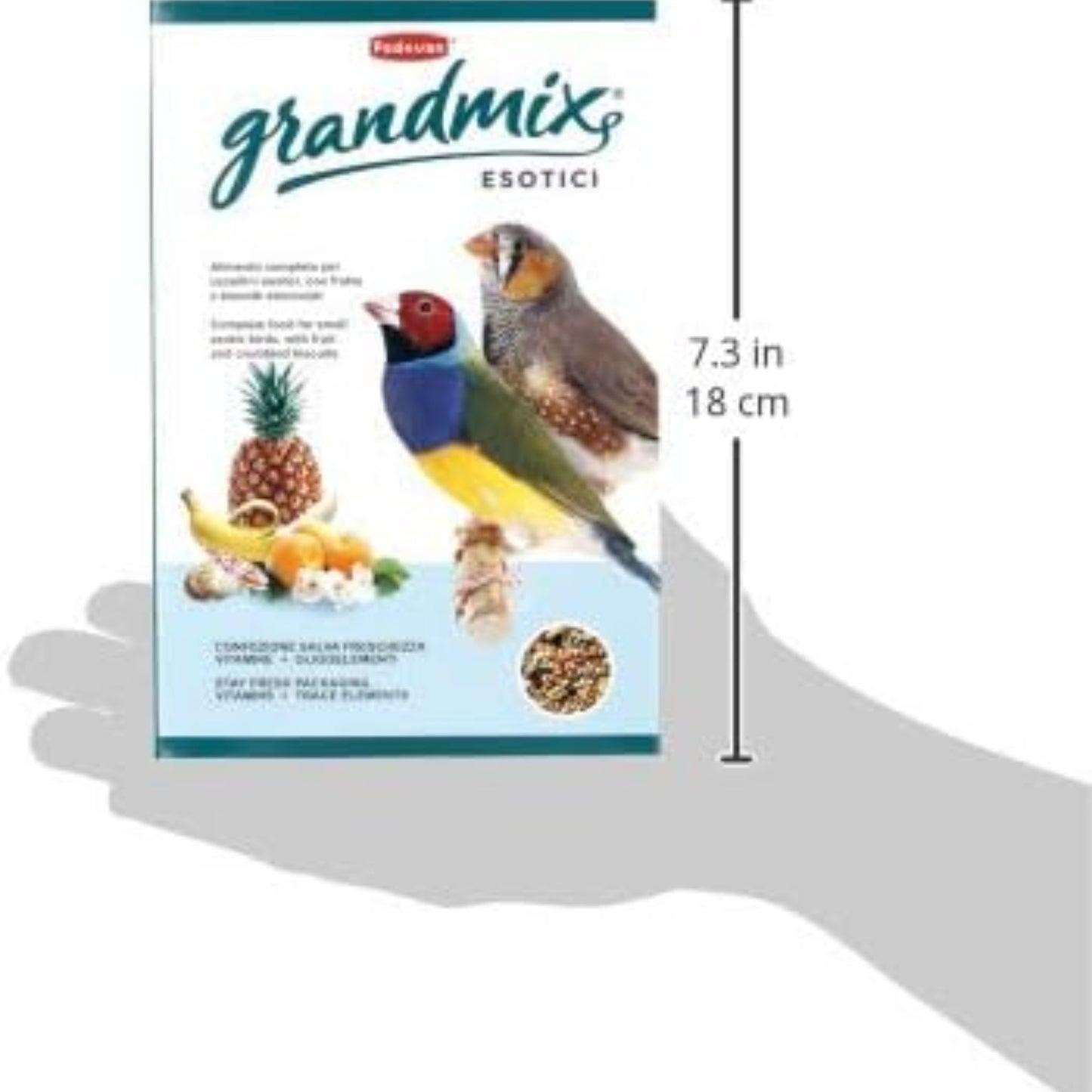 Padovan GrandMix Exotic Bird Food Esotici Seed Mix – 1kg