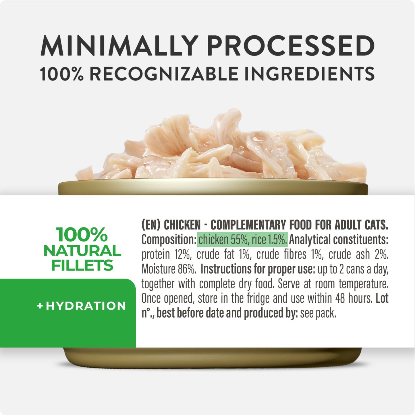 Schesir Cat Wet Food In Jelly Can- Chicken With Seabass - 70g