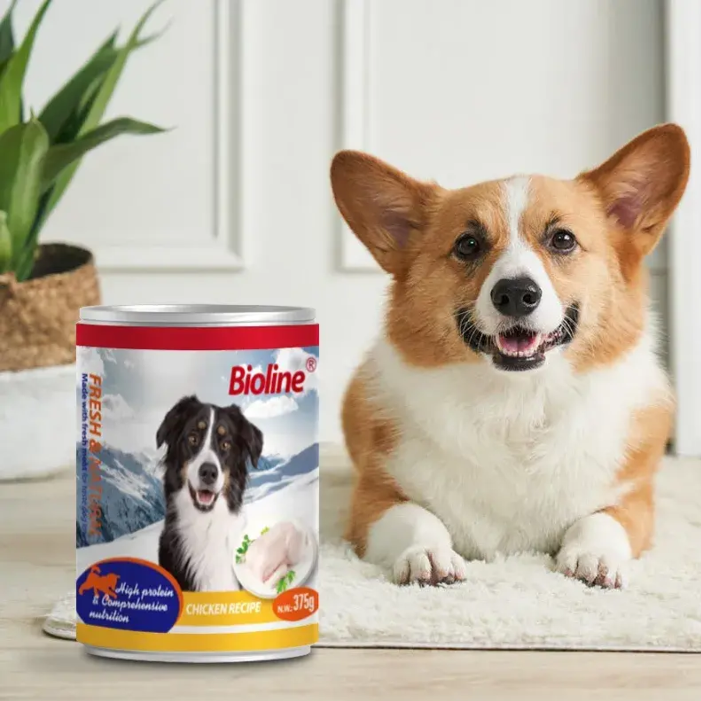 Bioline Canned Dog Wet Food Chicken Meat - 375g