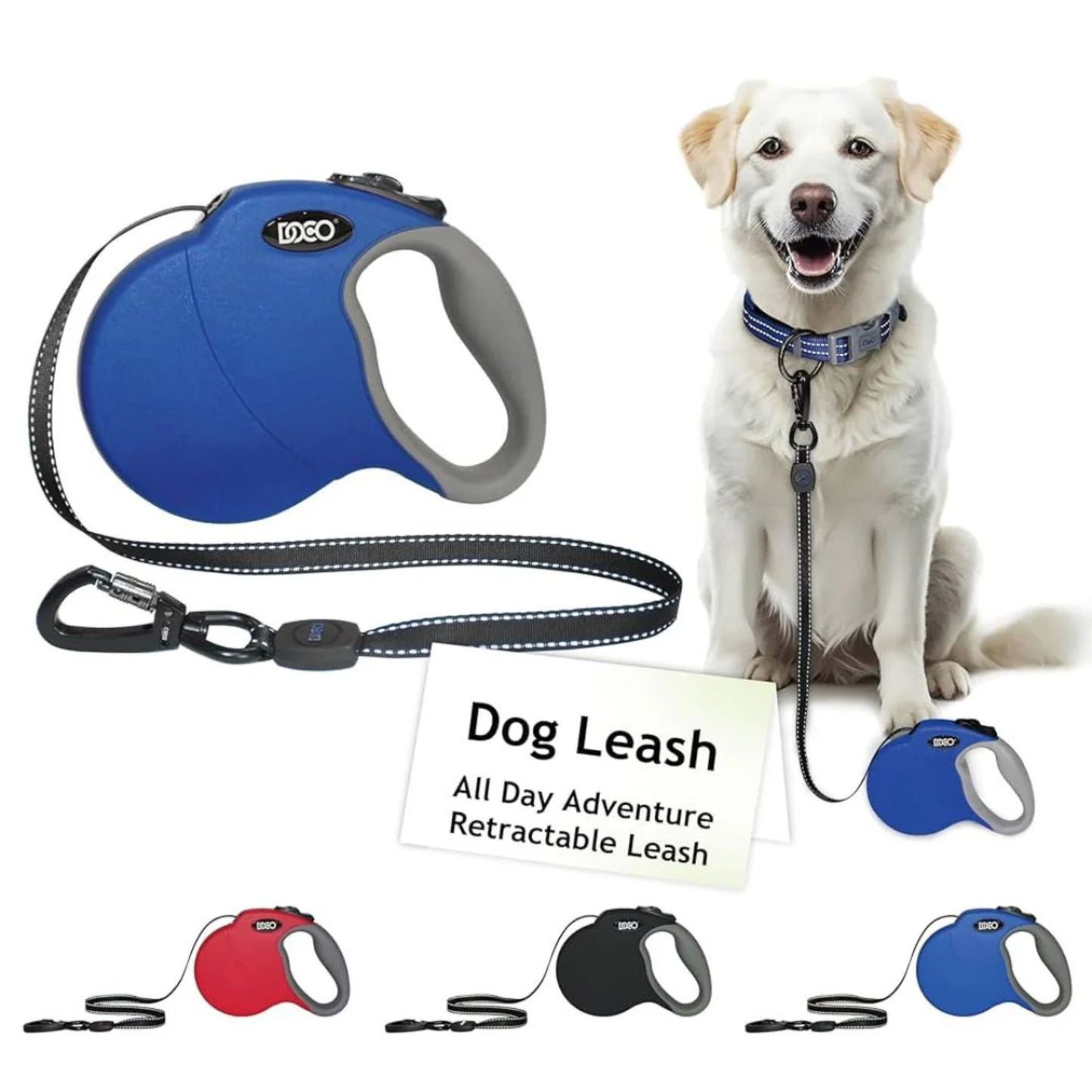 Doco All Day Adventure Retractable Dog Leash