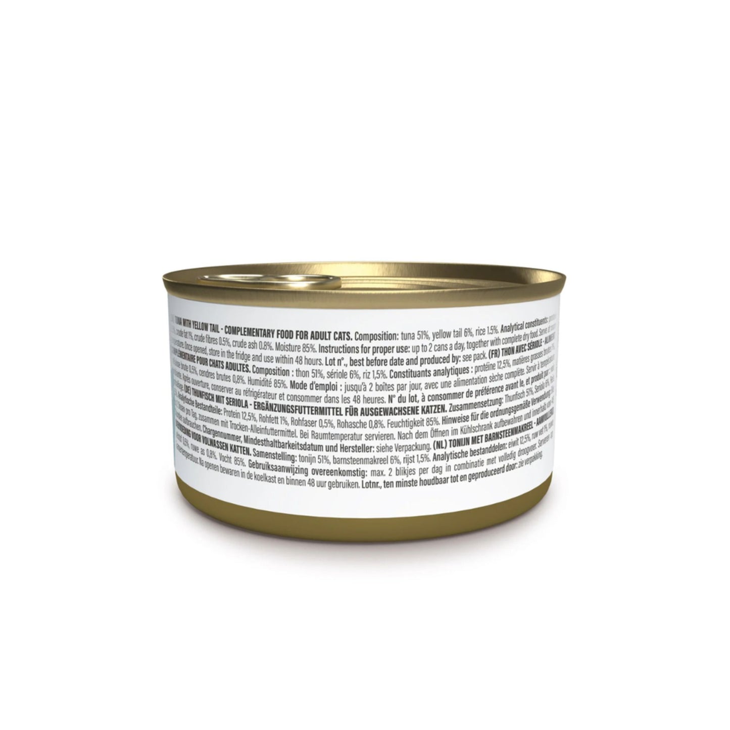 Schesir Cat Wet Food In Jelly Can Tuna With Yellow Tail - 70g