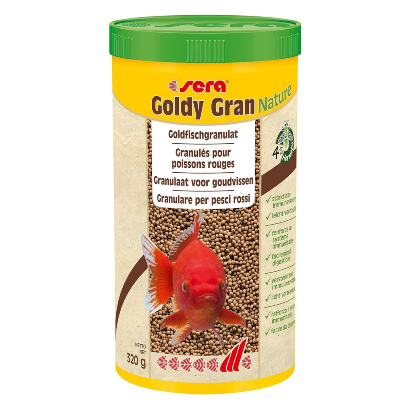 Sera Goldy Gran Nature Large Pack Goldfish Granules - 1000ML