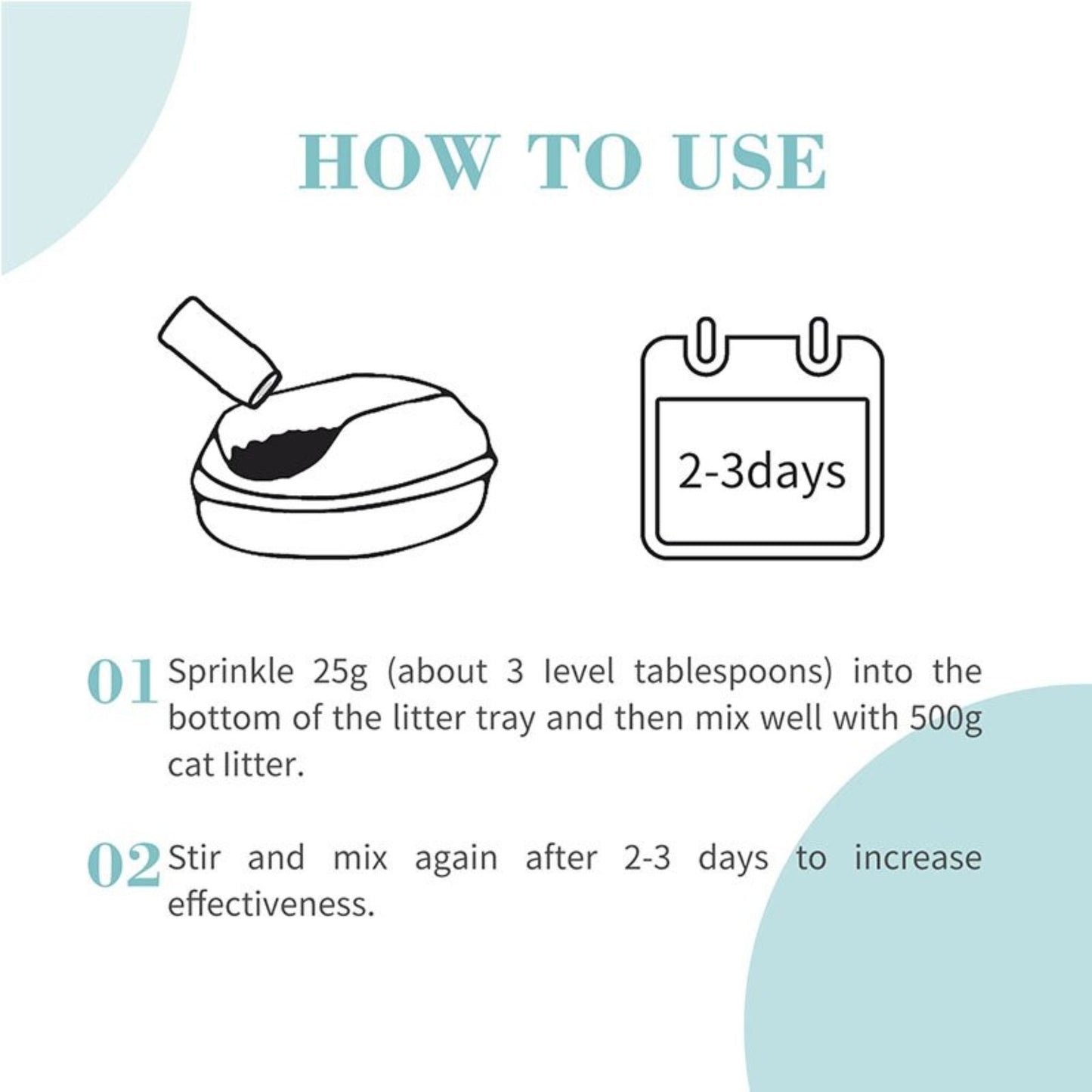 Bioline Cat Litter Deodorizer Odor Control Powder - 425g