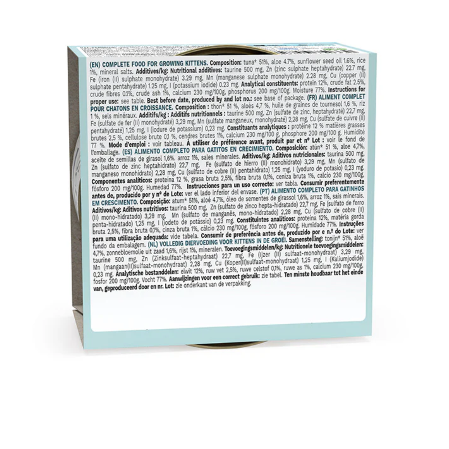 Schesir Kitten Care- Can In Jelly 3-12 Tuna With Aloe Wet Food - 85g