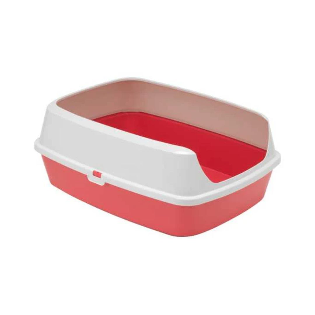 Moderna Maryloo Large Cat Litter Tray With Rim – Recycled Plastic – 50.2 x 38.4 x 16.1 cm