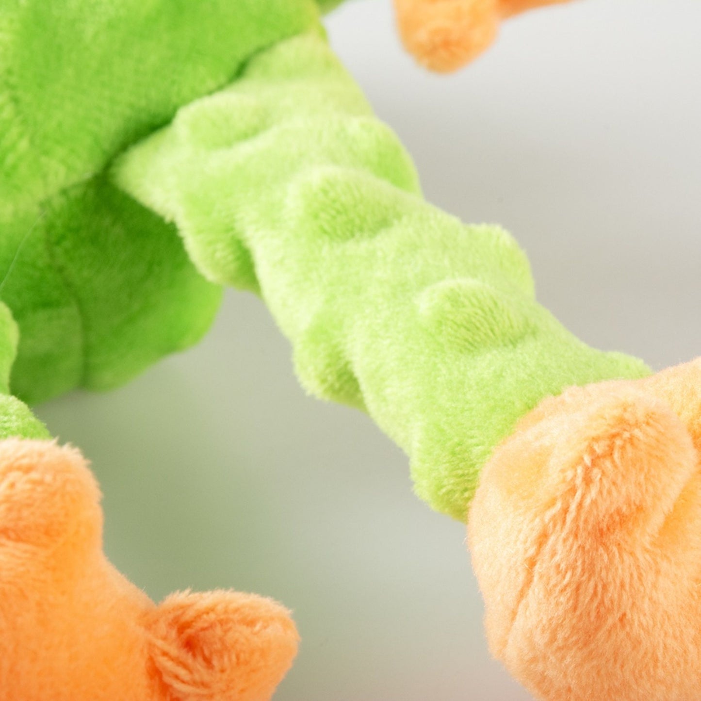 Duvo+ Plush Frog Crackle Dog Toy – 34x21x8cm, Green