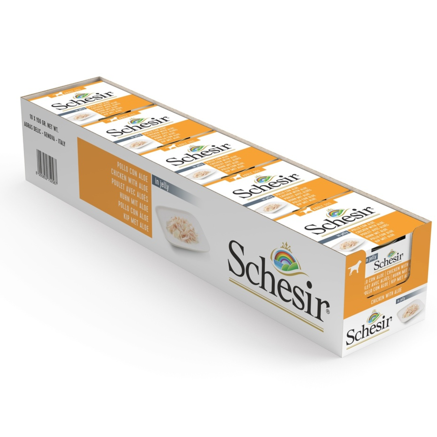 Schesir Dog Wet Food Chicken Fillets With Aloe - 150G