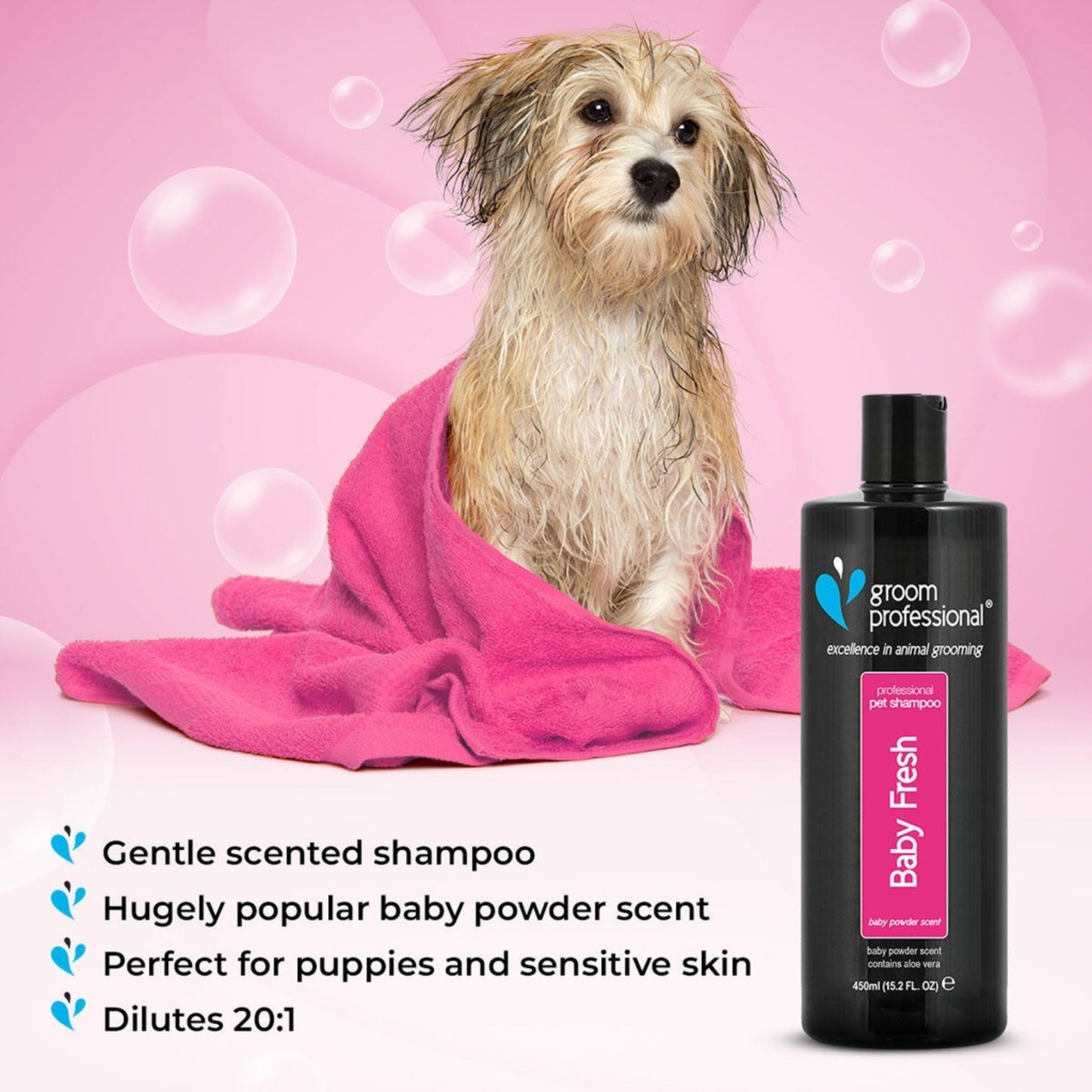 Groom Professional Baby Fresh Shampoo - 450 ml