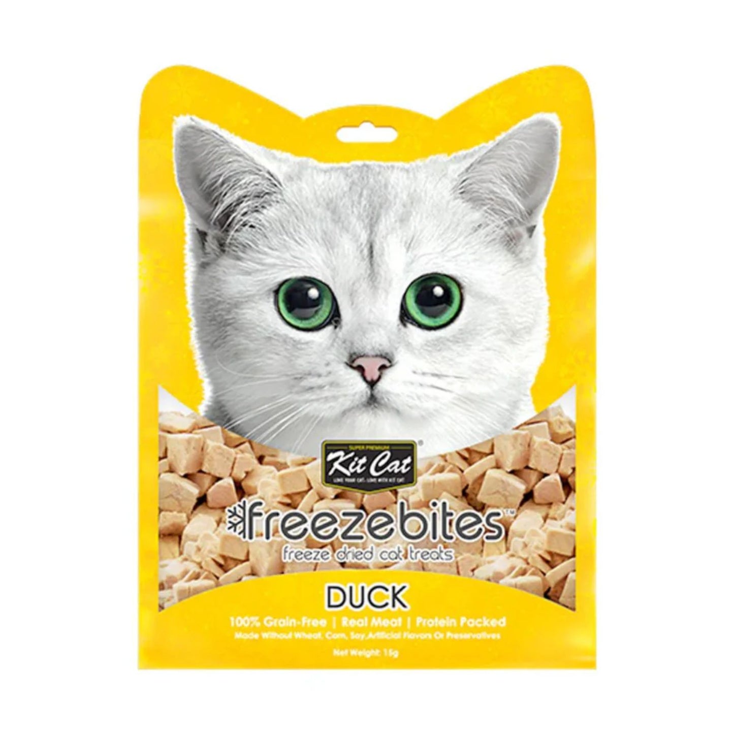 Kit Cat Freeze Bites Duck Cat Treats - 15g
