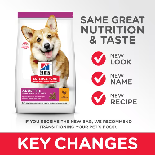 Hills Science Plan Small & Mini Adult Dog Dry Food With Chicken - 1.5Kg