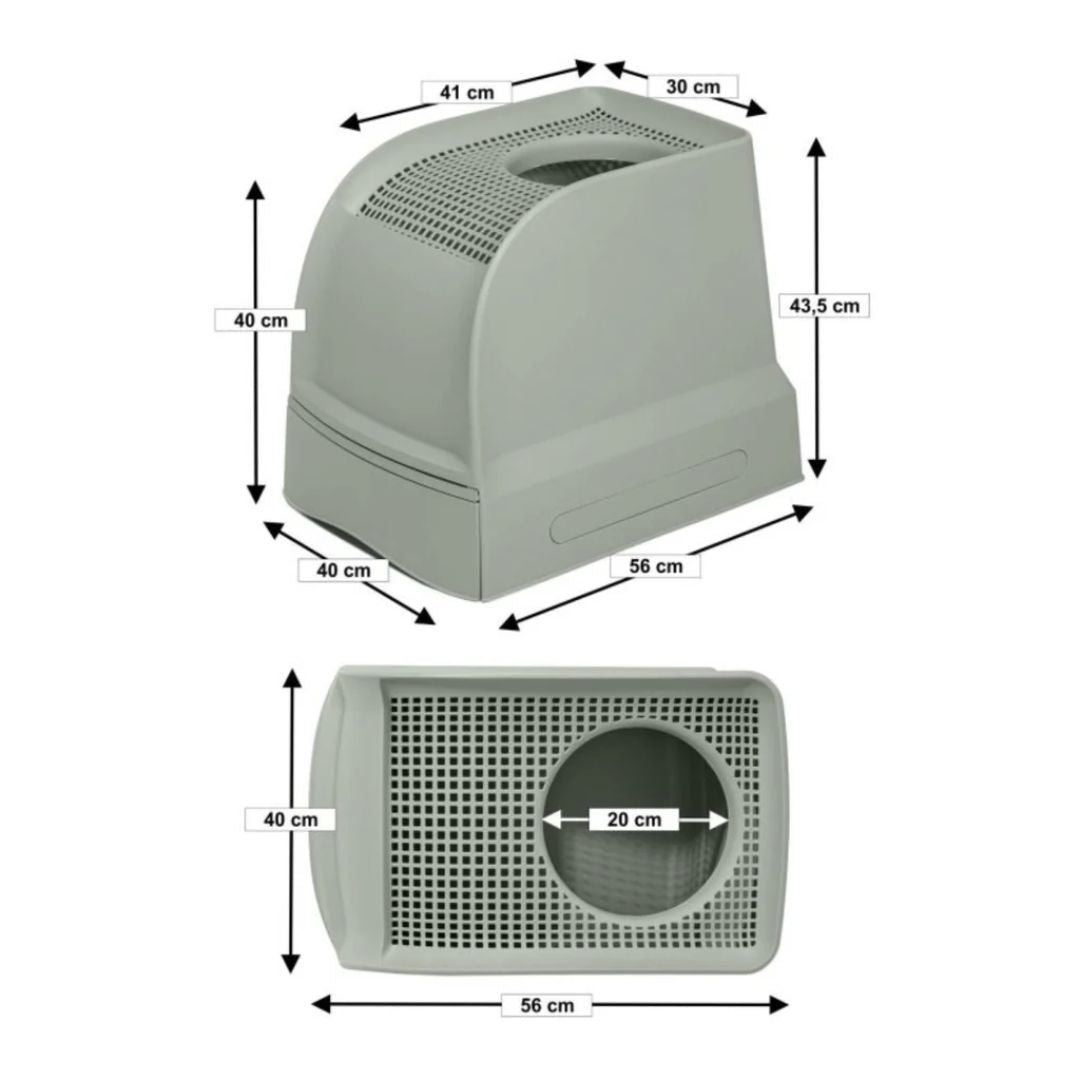 Imac Frida Hooded Cat Toilet 40×56×43.5 cm
