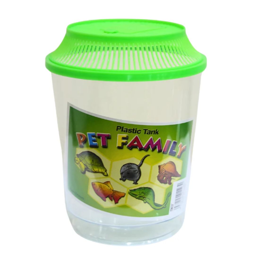 KW Zone Plastic Aquarium Tank Small Betta Fish Container – 10cm