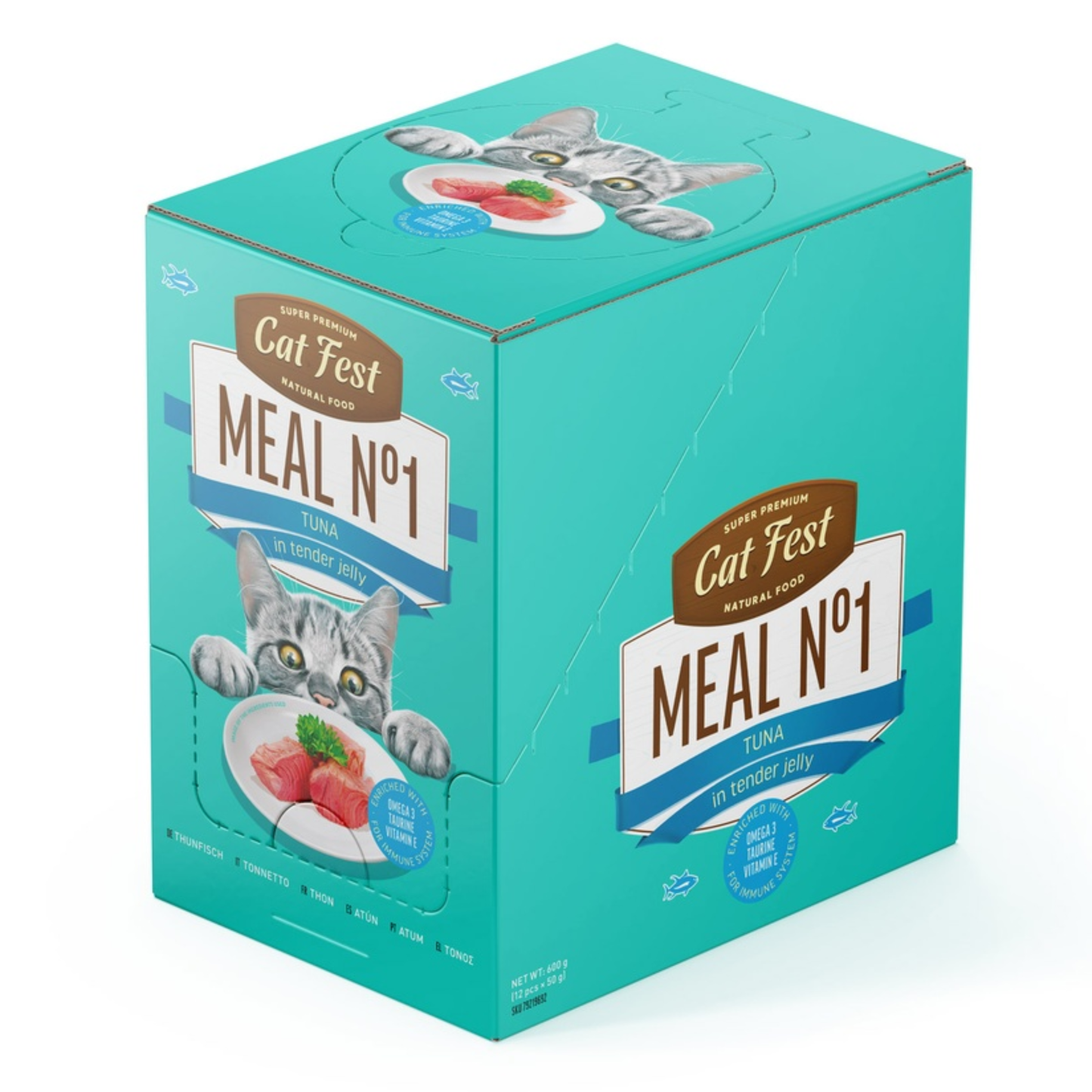 Cat Fest Wet Cat Food in Jelly & Tuna - 50g