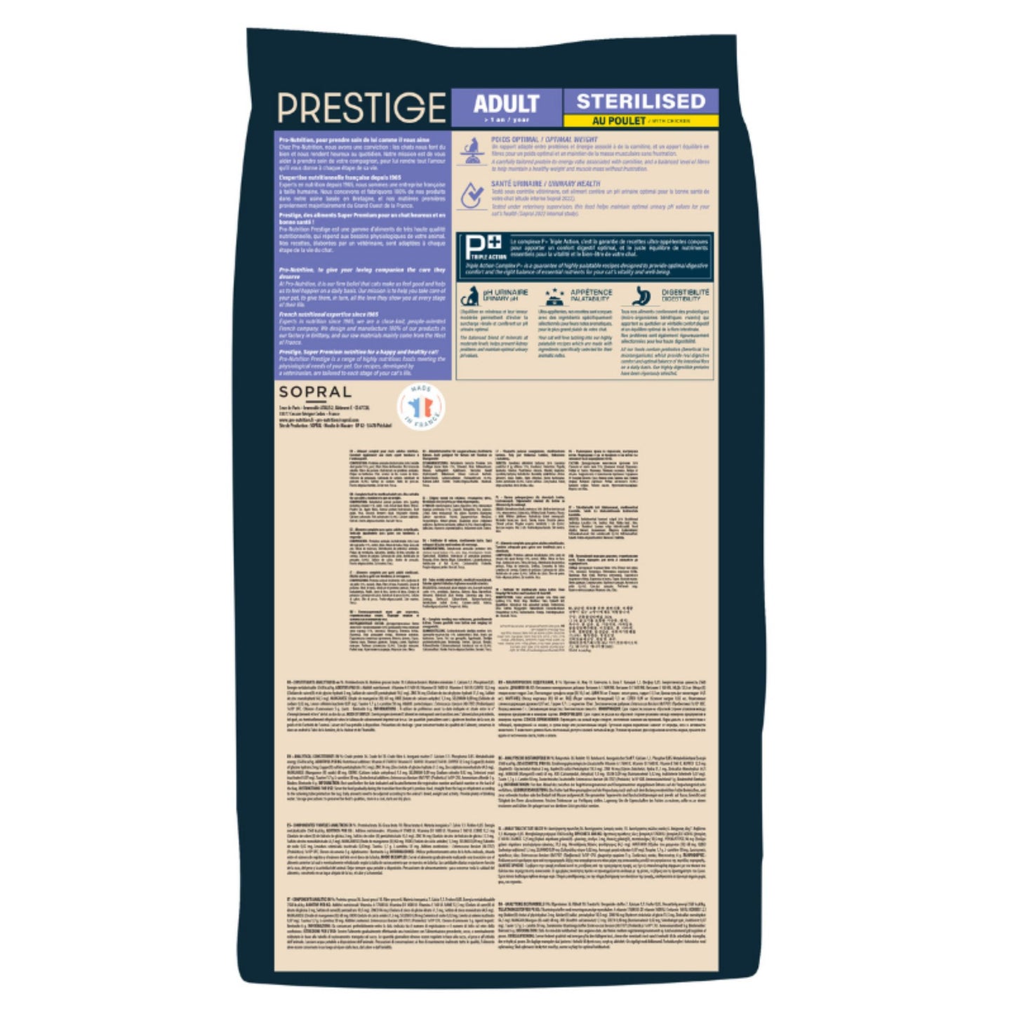 Prestige Cat Dry Food Adult Sterilised Chicken - 10Kg