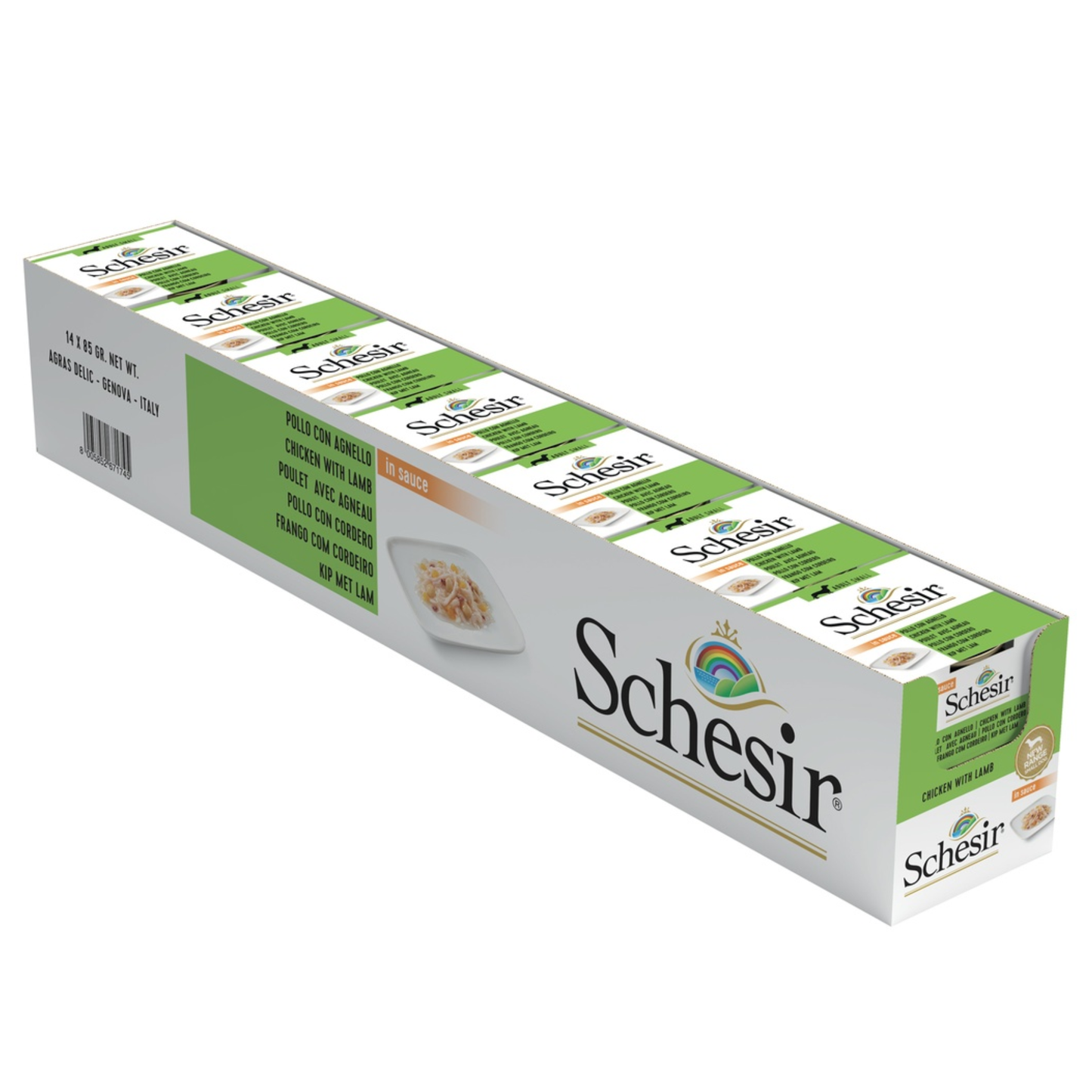 Schesir Dog Wet Food Chicken With Lamb - 85G