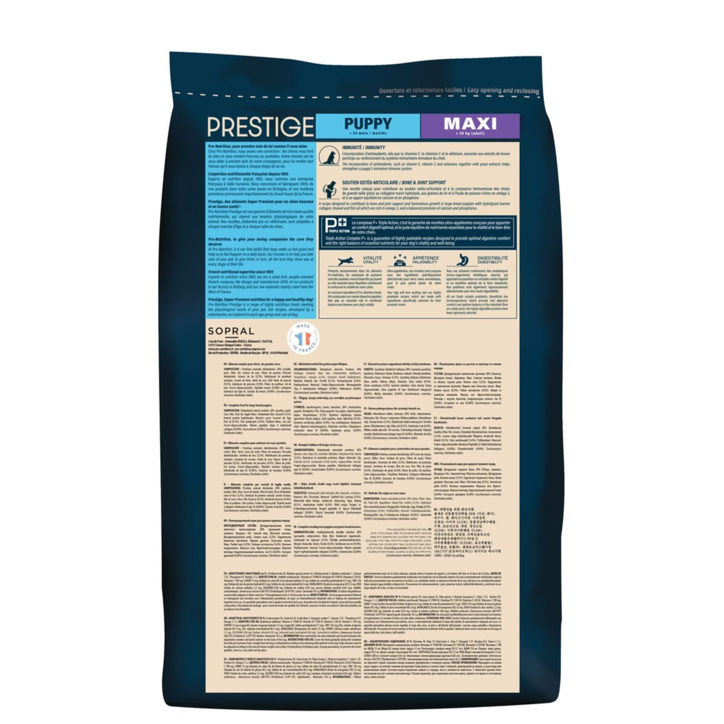 Pro nutrition Prestige Puppy Dry Food Maxi - 3kg