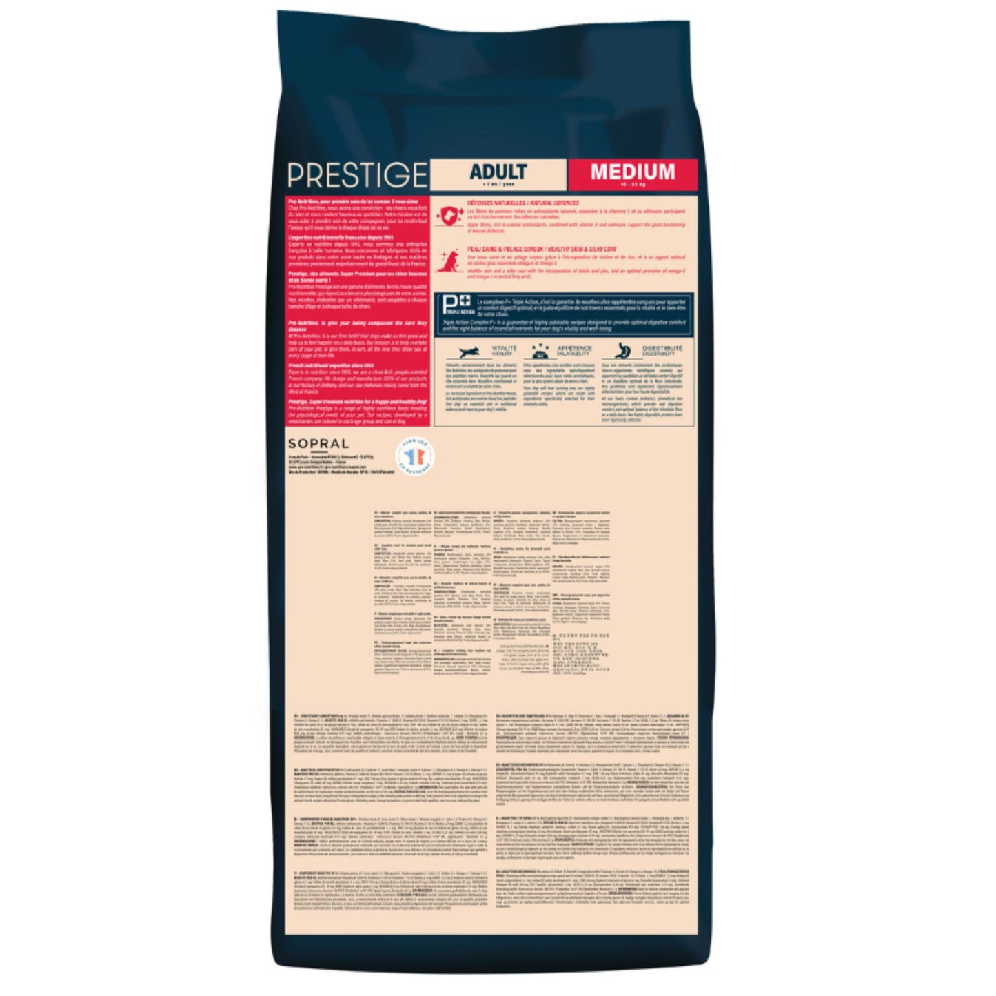 Pro Nutrition Prestige Adult Medium Dry Dog Food - 15Kg