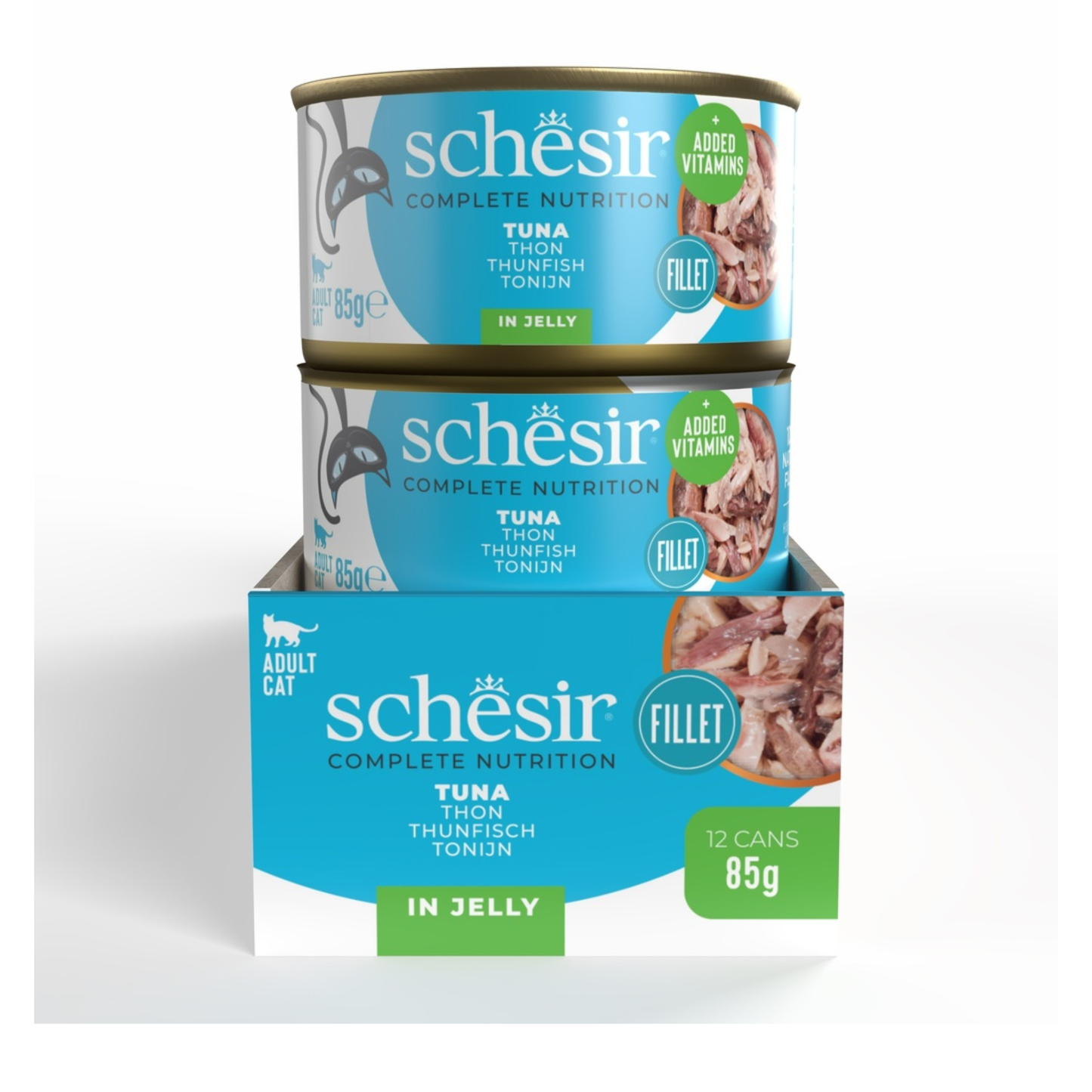 Schesir Wet Cat Food In Jelly Can Tuna - 85g