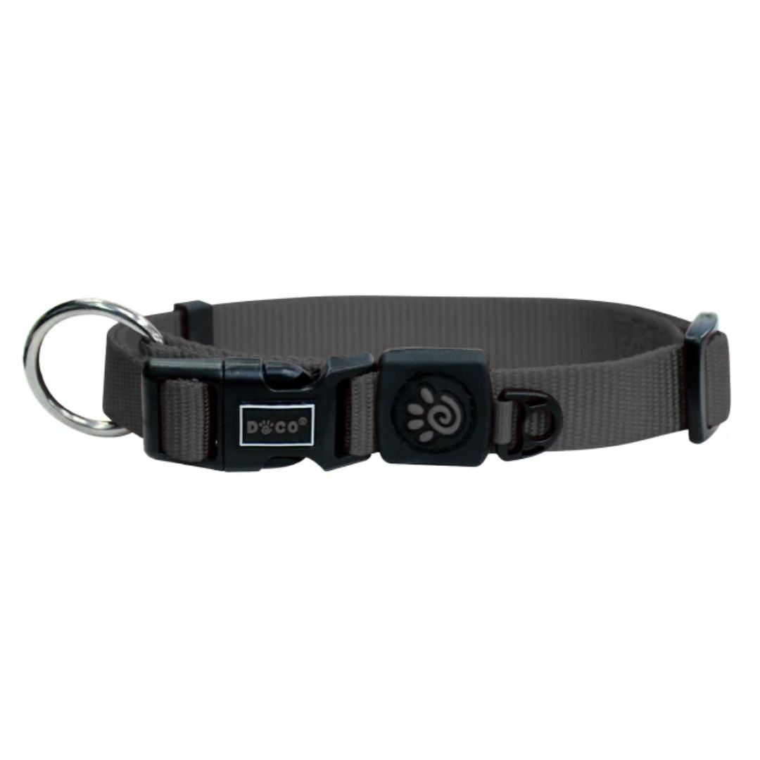 Doco Signature Nylon Dog Collar Durable & Adjustable Fit