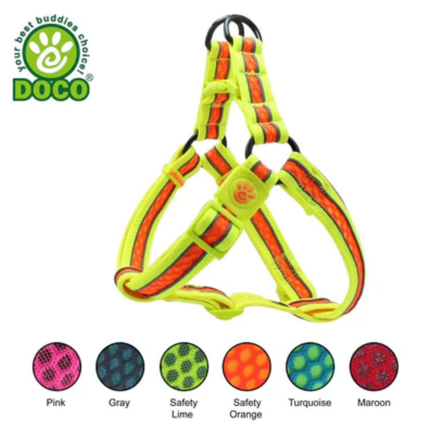 Doco Lunar Mesh Step-In Dog Harness