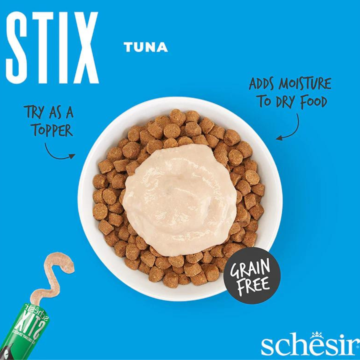 Schesir Cat Creamy Treat Stix Tuna - 6x15G