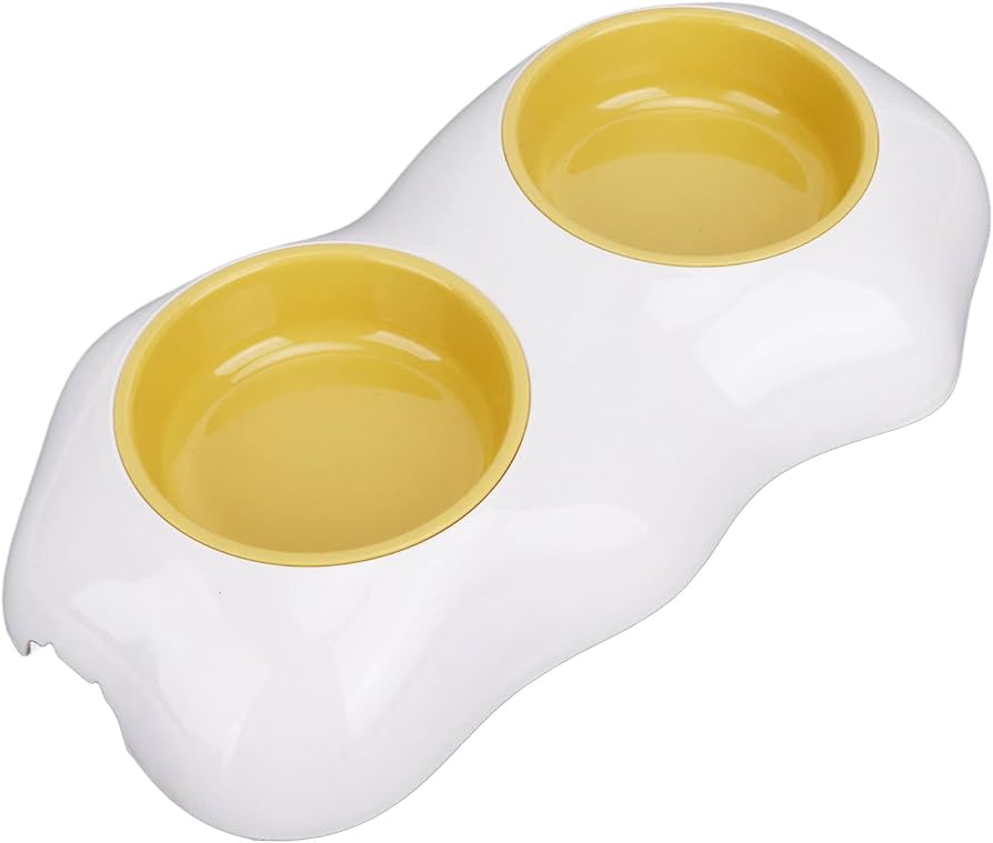 Petbroo Little Double Bowl Dog & Cats