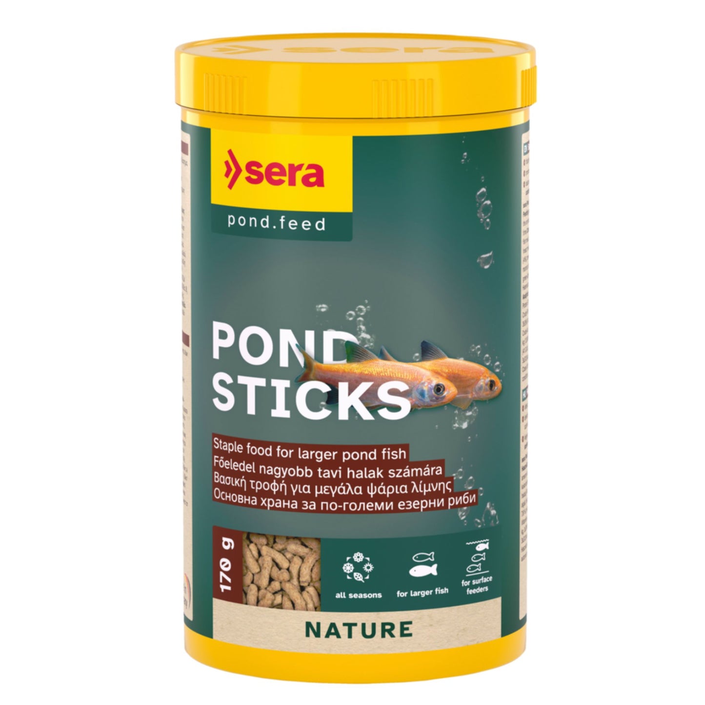 Sera Pond Color Sticks Nature  Floating Fish Food - 170G /1000ML