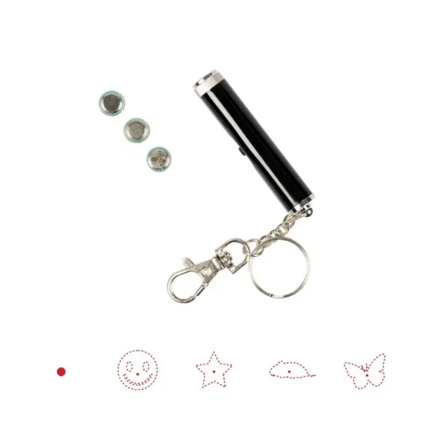 Duvo+ Laser Pointer Catch The Light 5-in-1 Multi-Function Cat Toy - 13x2.5x1.5cm