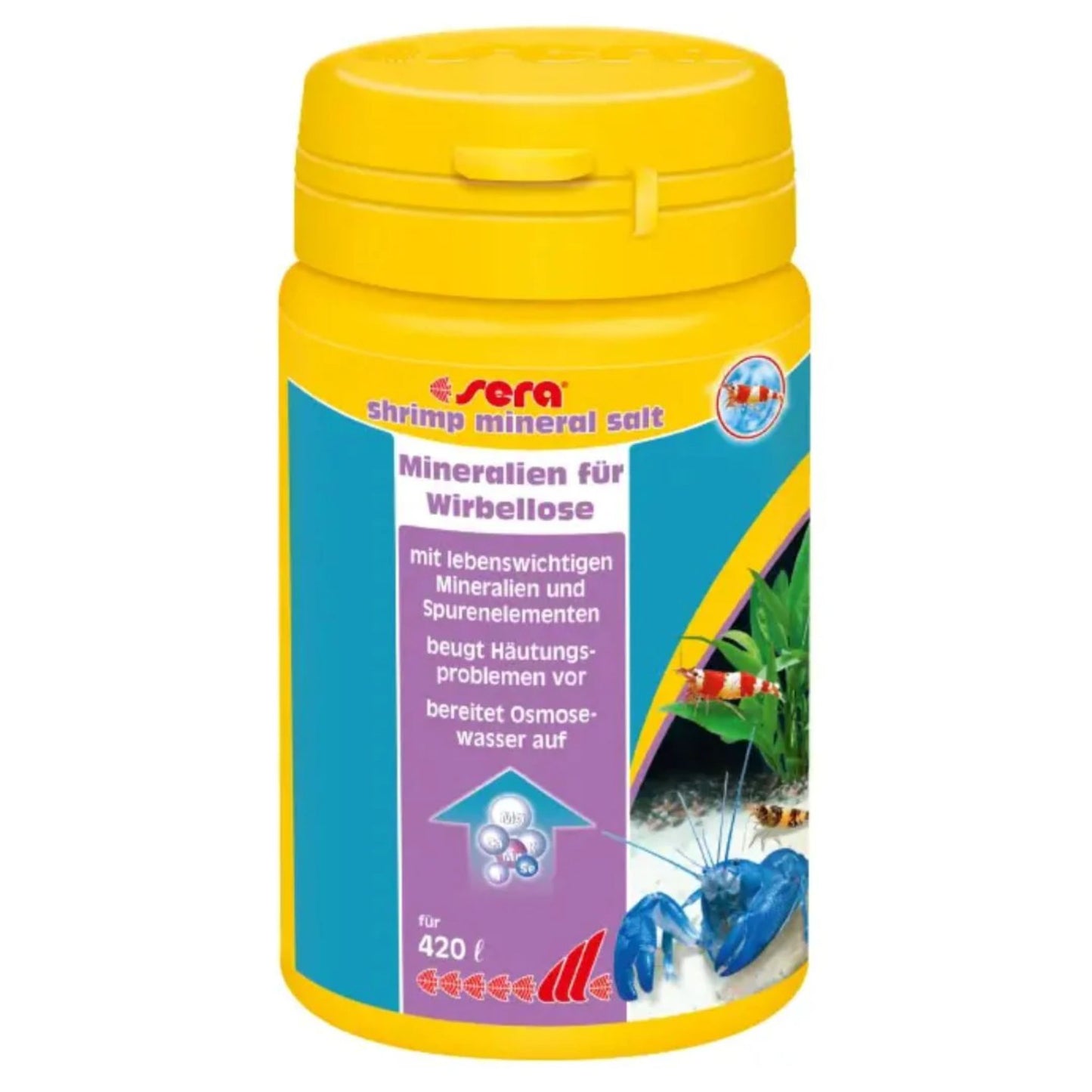 Sera Shrimp Mineral Salt Aquarium Crustacean Care – 100ml/105g