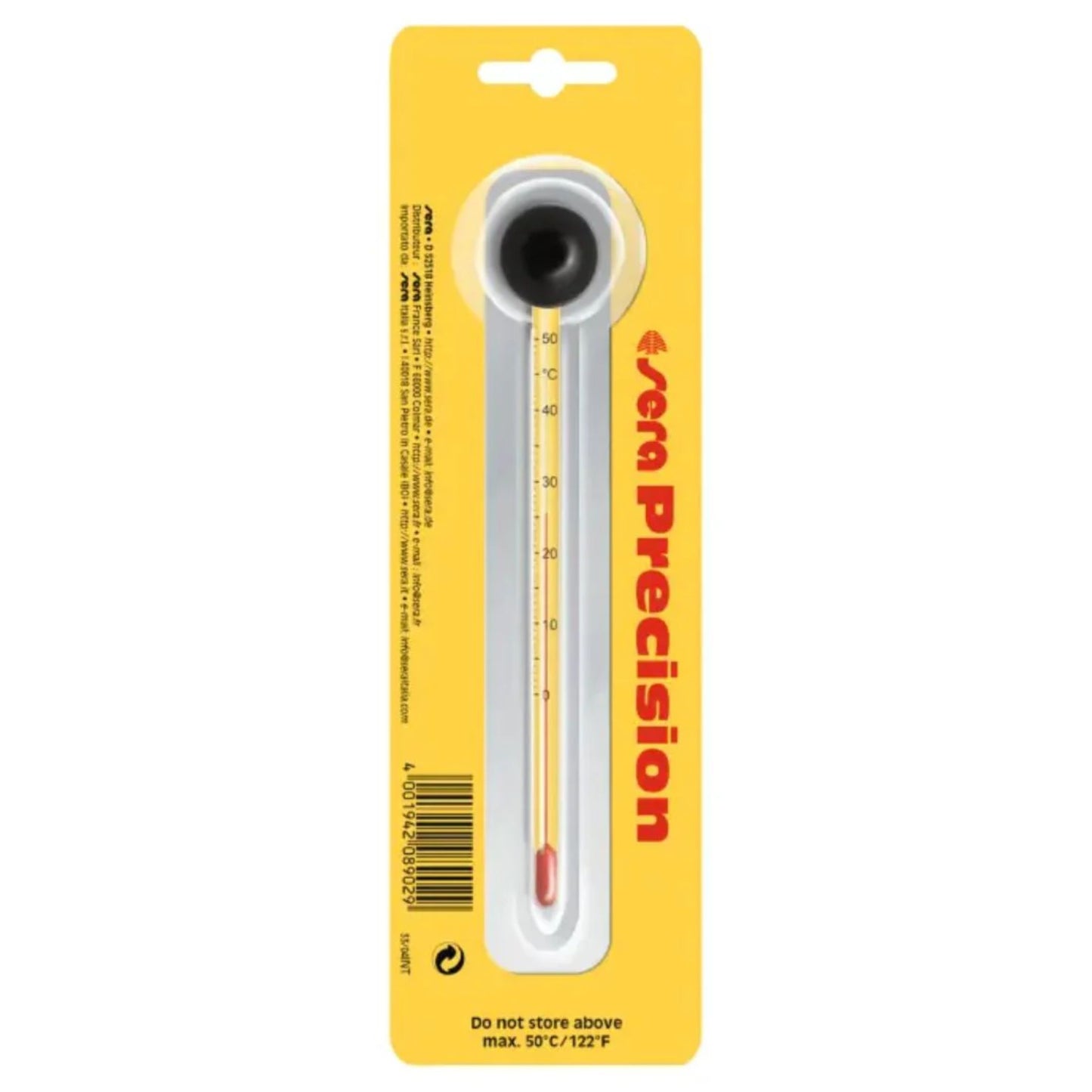 Sera Precision Thermometer Accurate Glass Aquarium Thermometer