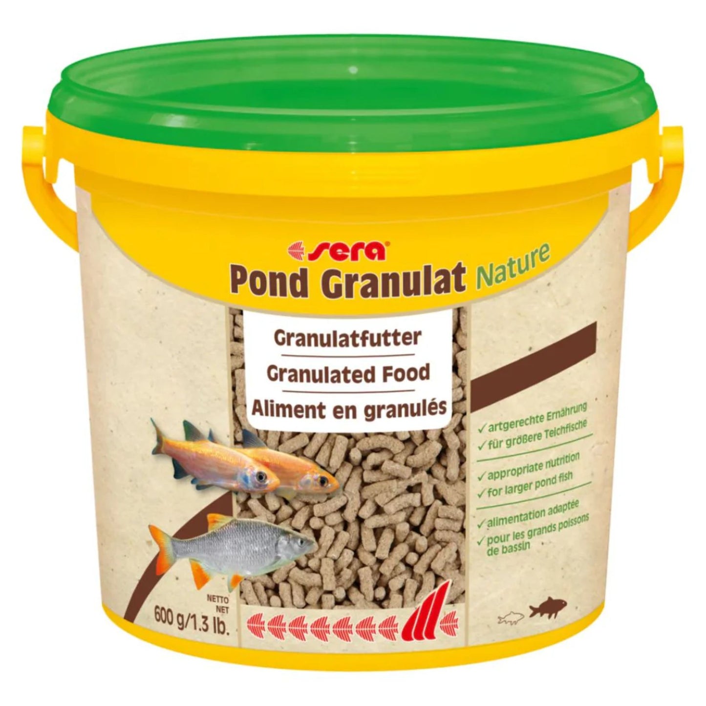 Sera Pond Granulate Nature High-Protein Koi Food - 3.8L