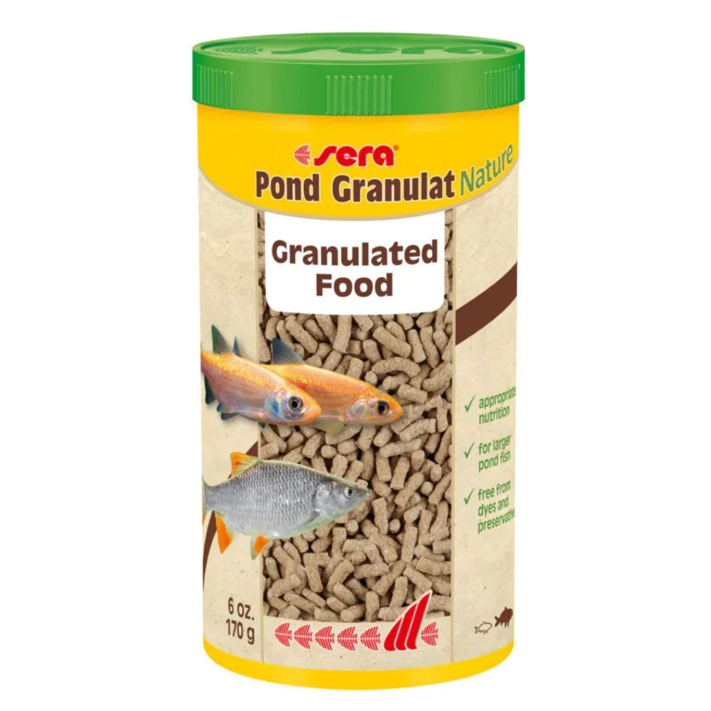 Sera Pond Granulate Nature Premium Floating Pond Fish Food - 1L