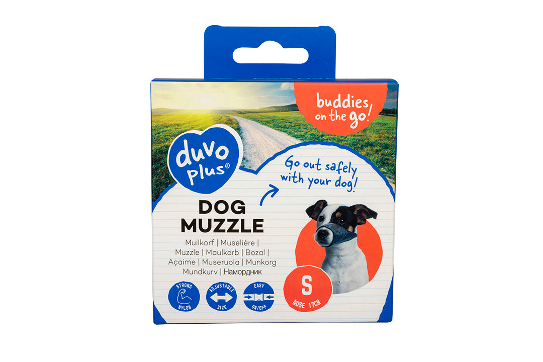 Duvo+ Nylon Dog Muzzle – Adjustable