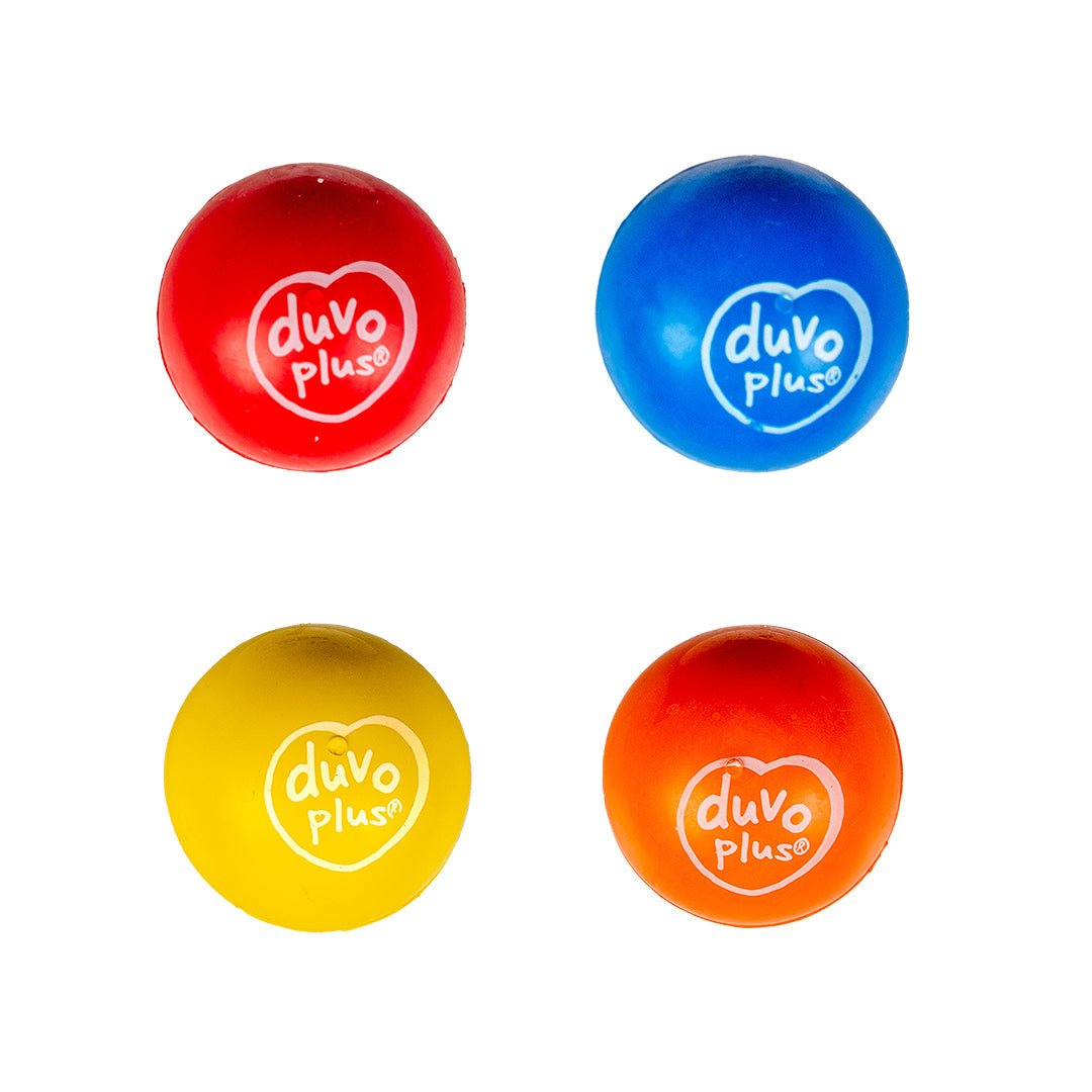 Duvo+ Rubber Bouncy Dog Ball – Ø6.5cm, Mixed Colours