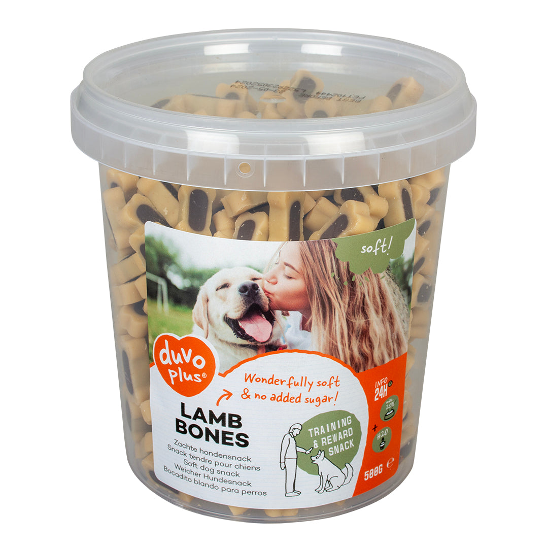 Duvo+ Chews Bone Mix With Lamb Assorted Dog Treats - 500g