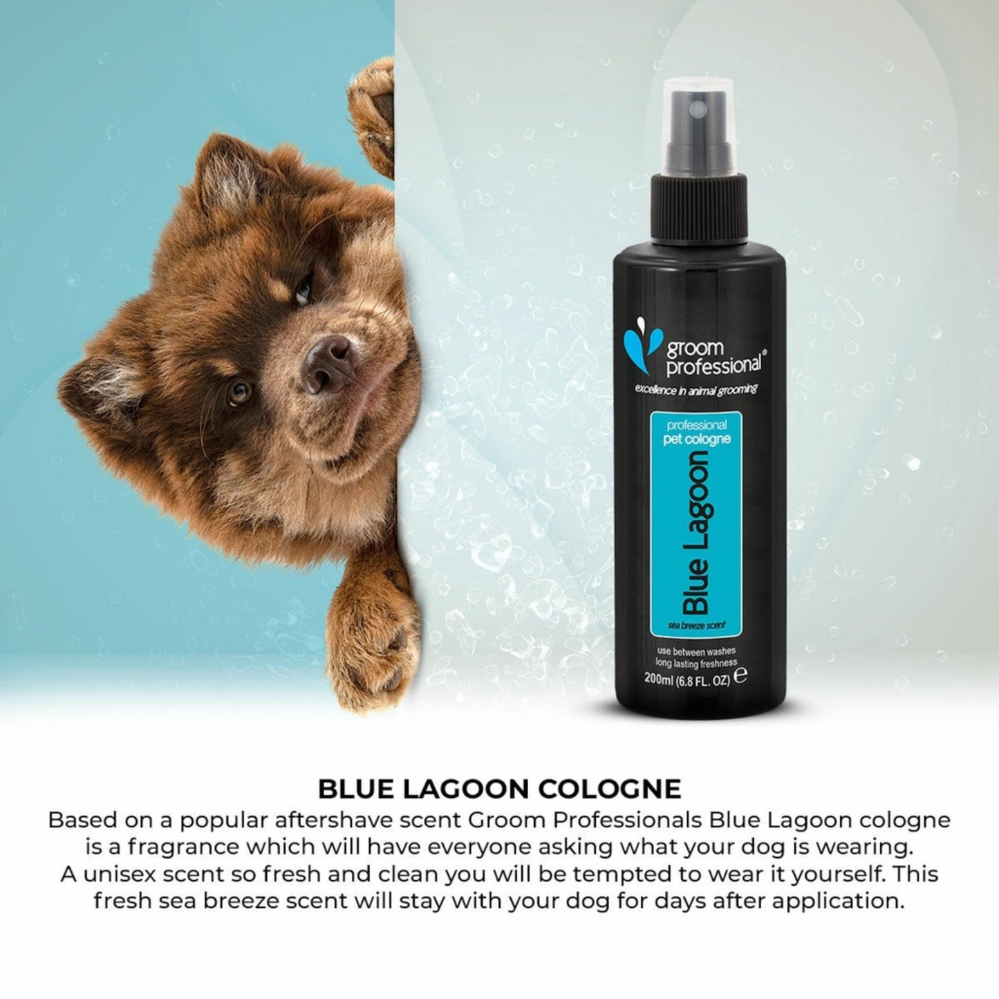 Groom Professional Blue Pet Lagoon Perfume - 200ml