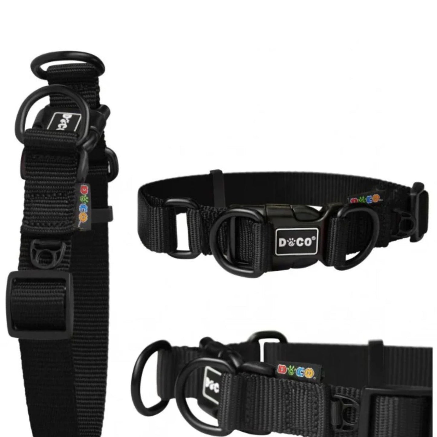 Doco Double D Ring Nylon Dog Collar