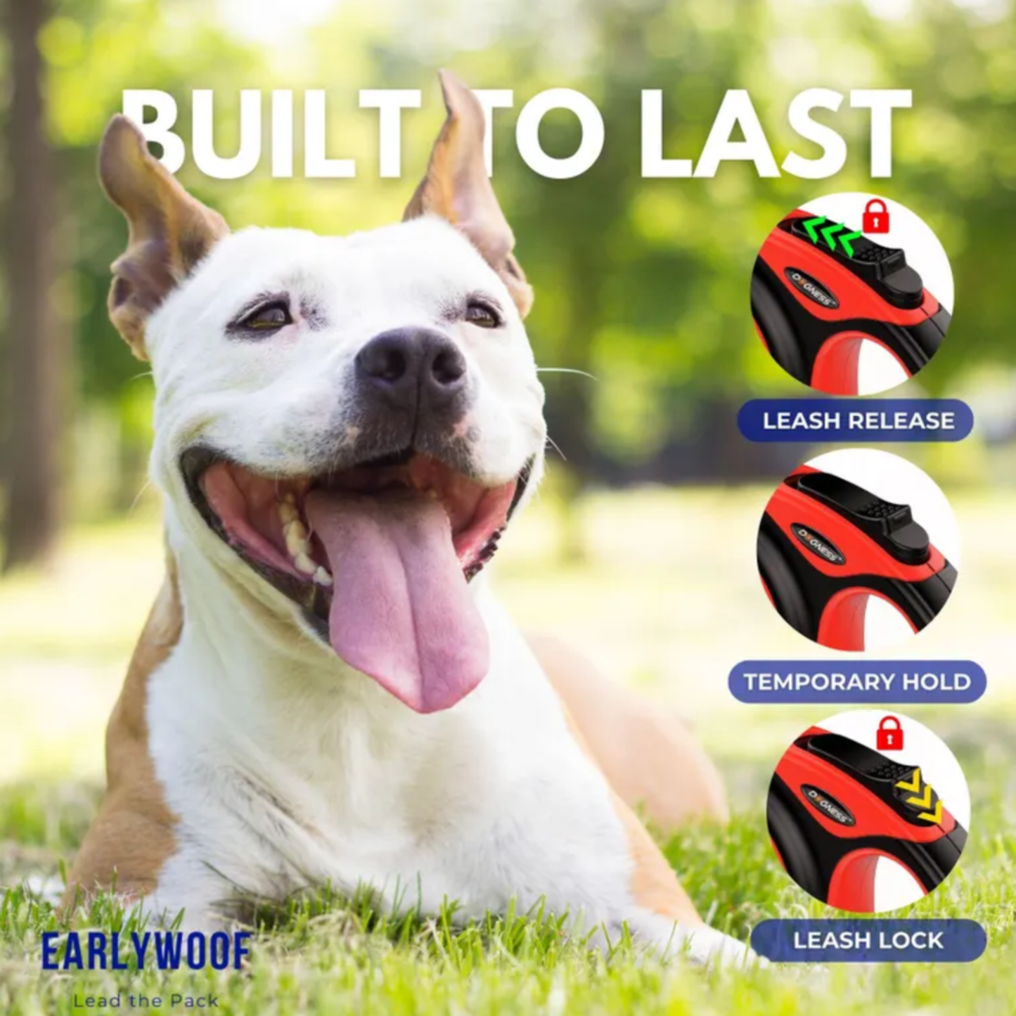 Dogness Retractable Dog Leash XL - 5.5m