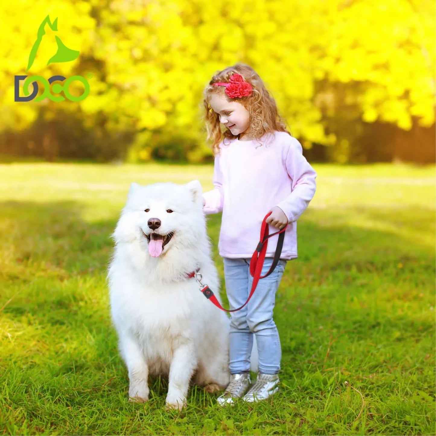 Doco Jelly Bean Dog Leash - 5Ft