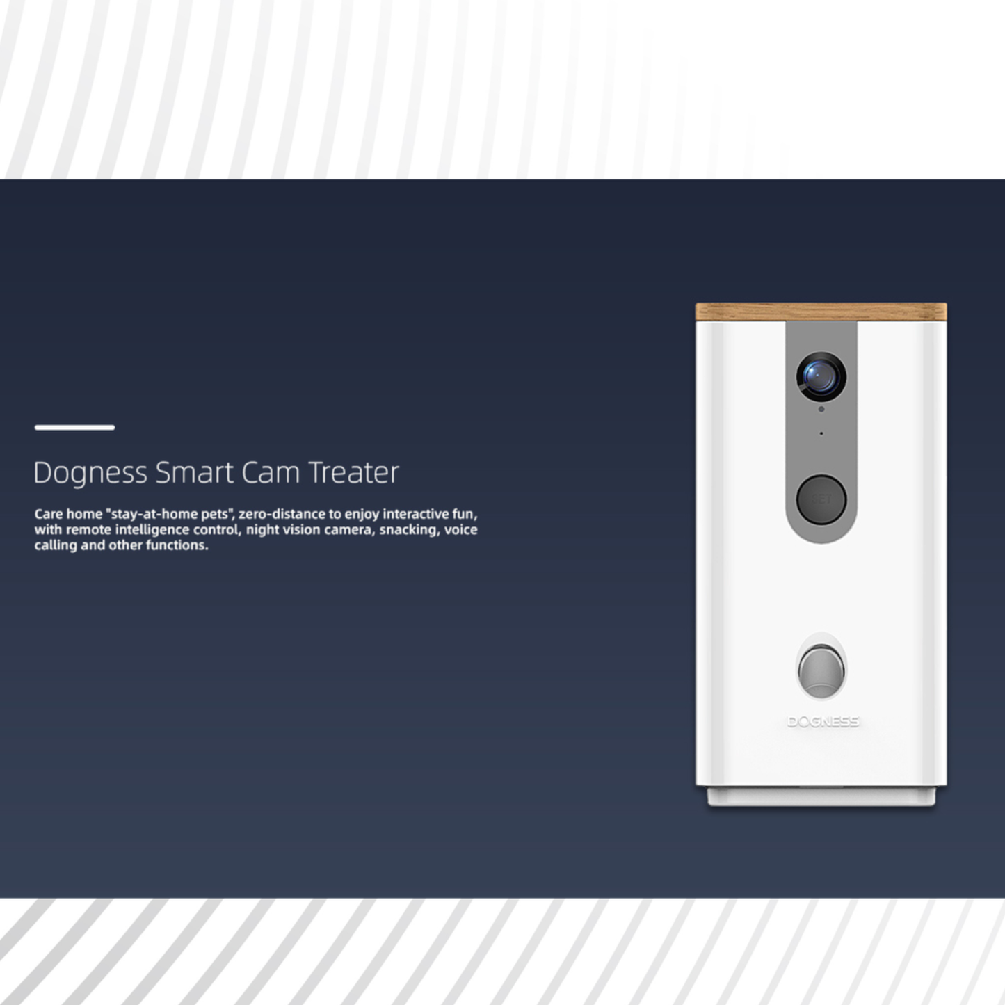 Dogness Smart Pet Treat Dispenser Camera App Control - 0.4L