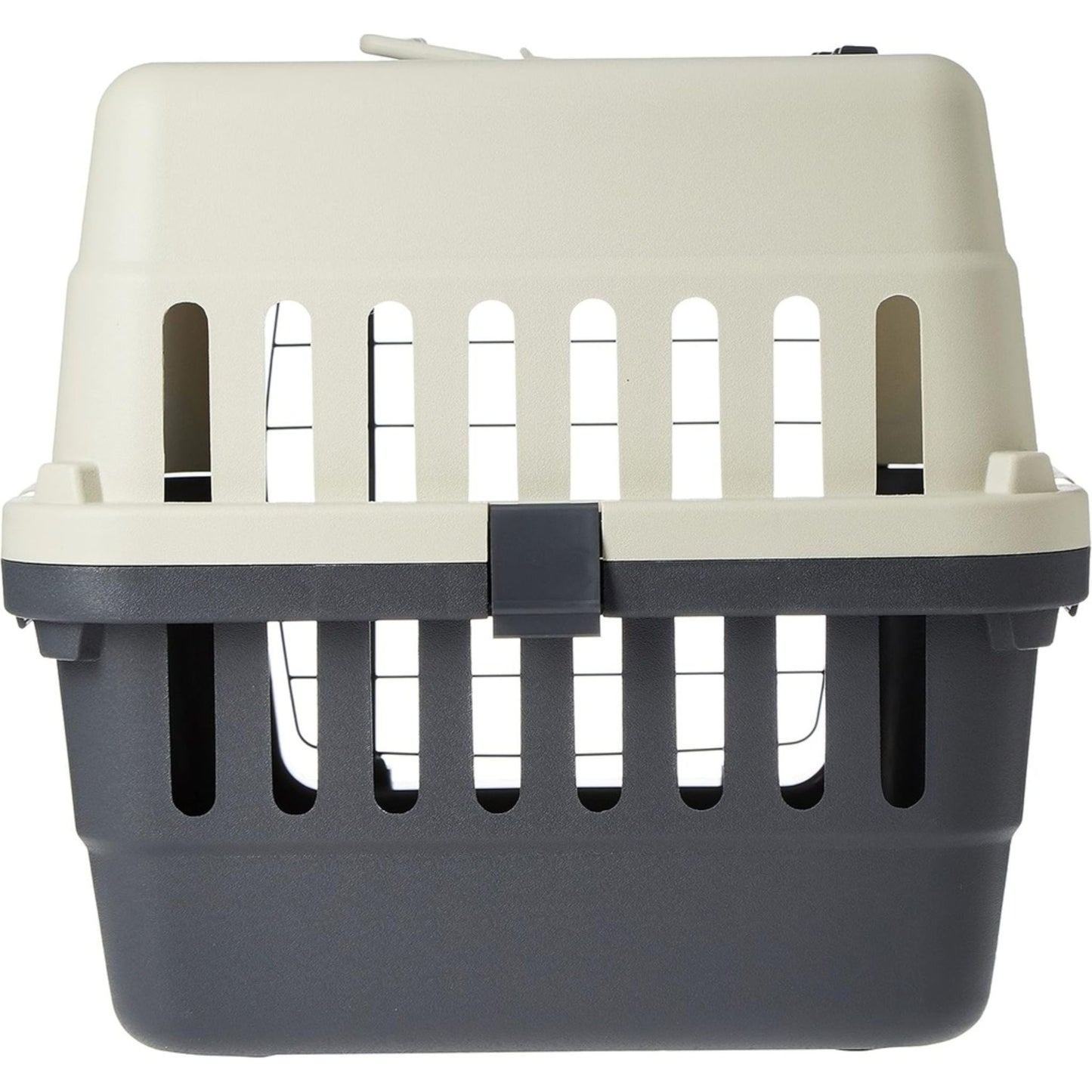 Pet Mode Plastic Pet Carrier Top & Spring Lock Front Door - 50x35x32cm