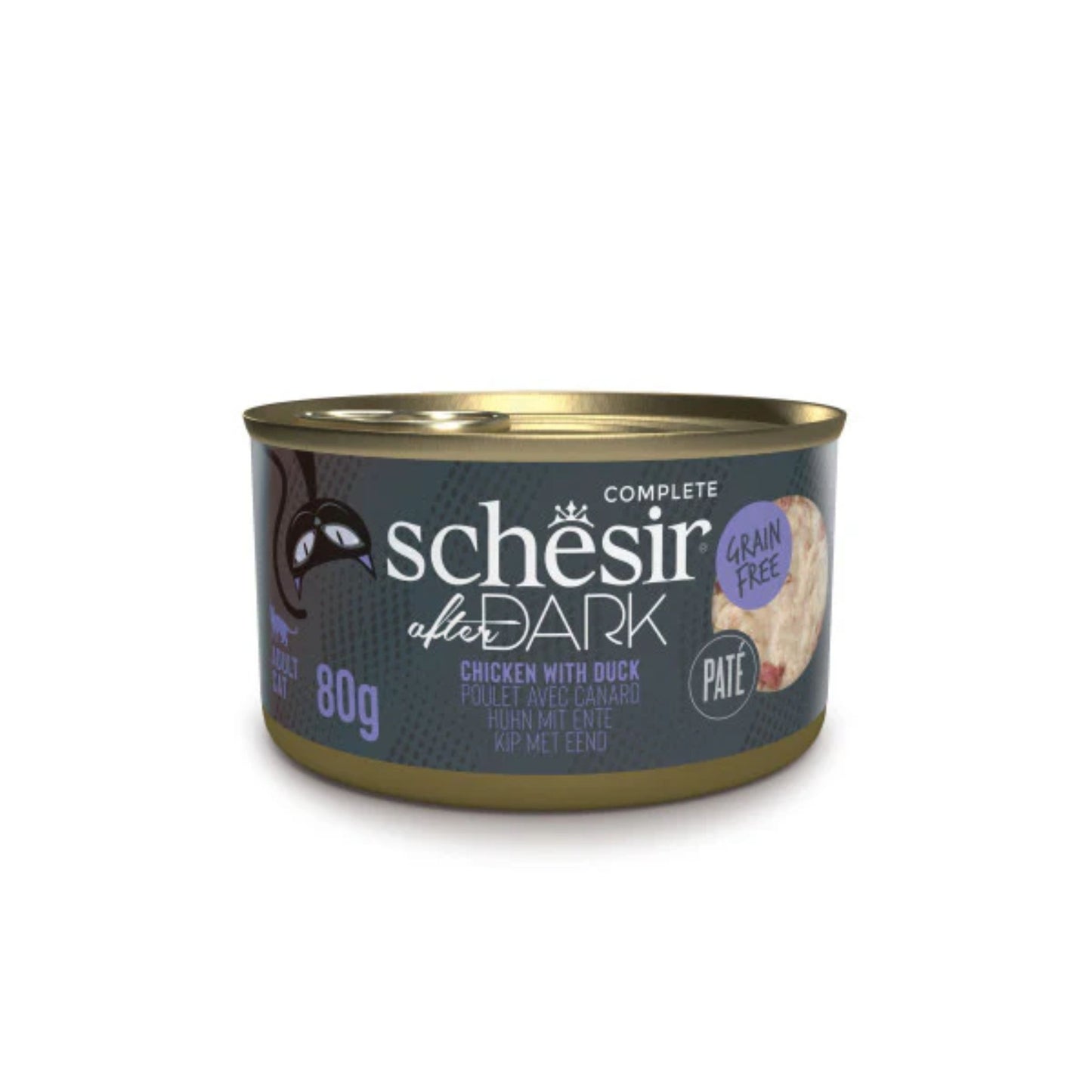 Schesir After Dark Cat Pate Variety Pack Wet Food - 12X80G