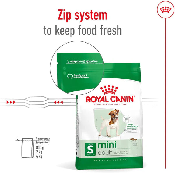 Royal Canin Size Health Mini Adult Dog Dry Food - 800g